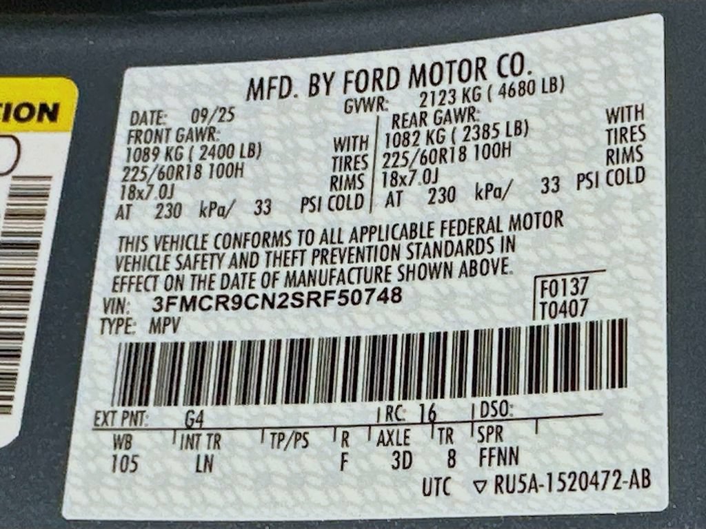 New 2025 Ford Bronco Sport Outer Banks w/ Outer Banks Tech Package+ AWD/4WD image 20