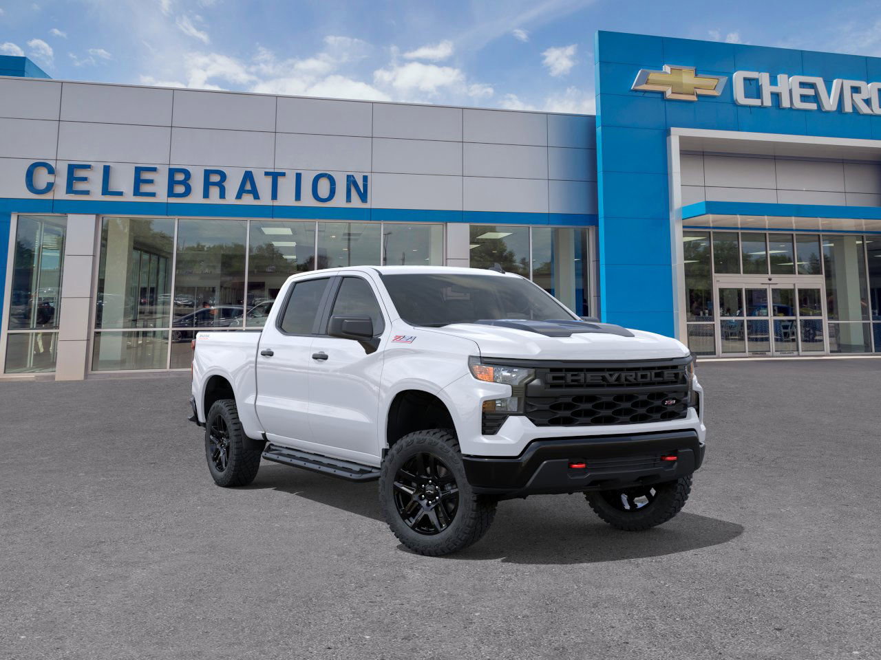 New 2026 Chevrolet Silverado 1500 Custom Trail Boss w/ LPO, Dark Essentials Package