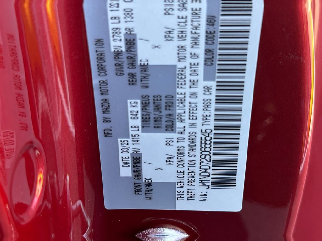 New 2025 MAZDA MX-5 Miata Grand Touring w/ Appearance Package image 22