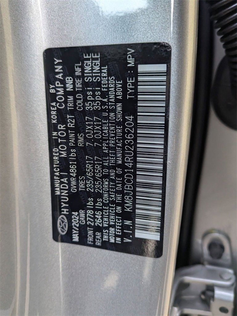 Certified 2024 Hyundai Tucson Blue image 13