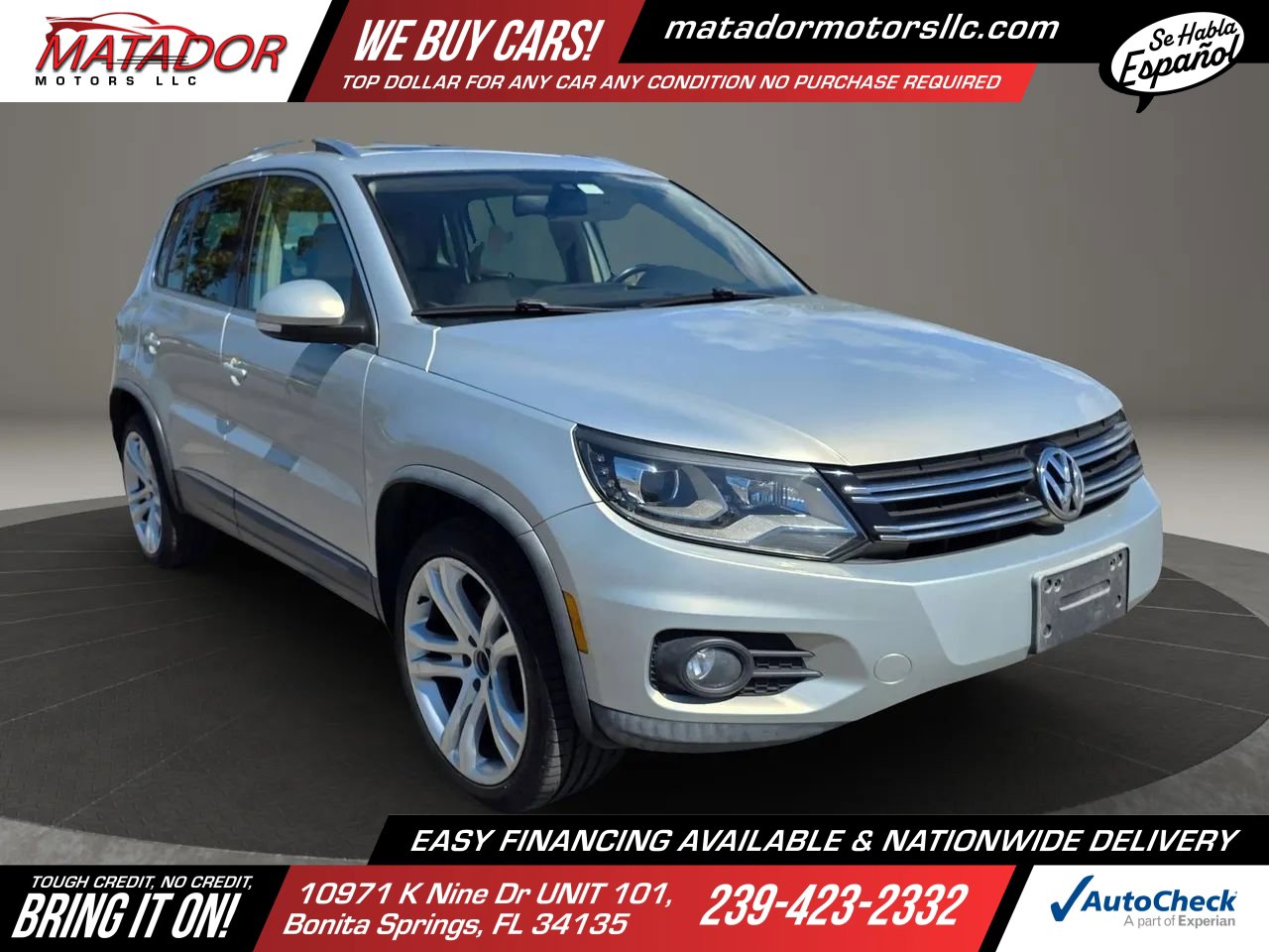 Used 2013 Volkswagen Tiguan S FWD image 3