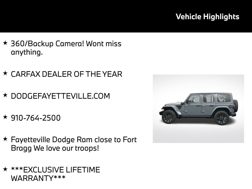 Used 2025 Jeep Wrangler Sahara 4xe image 5