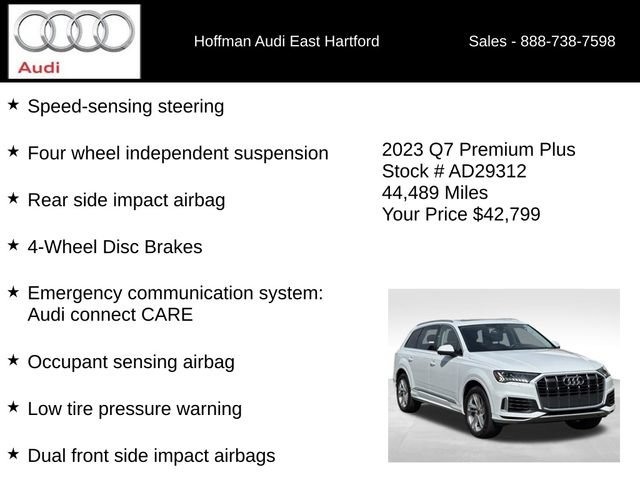 Used 2023 Audi Q7 3.0T Premium Plus w/ Premium Plus Package AWD/4WD image 30
