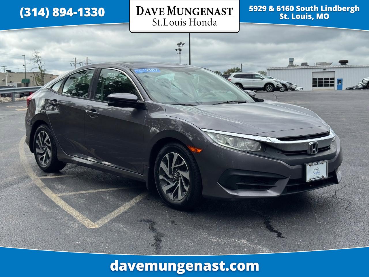 Certified 2017 Honda Civic EX