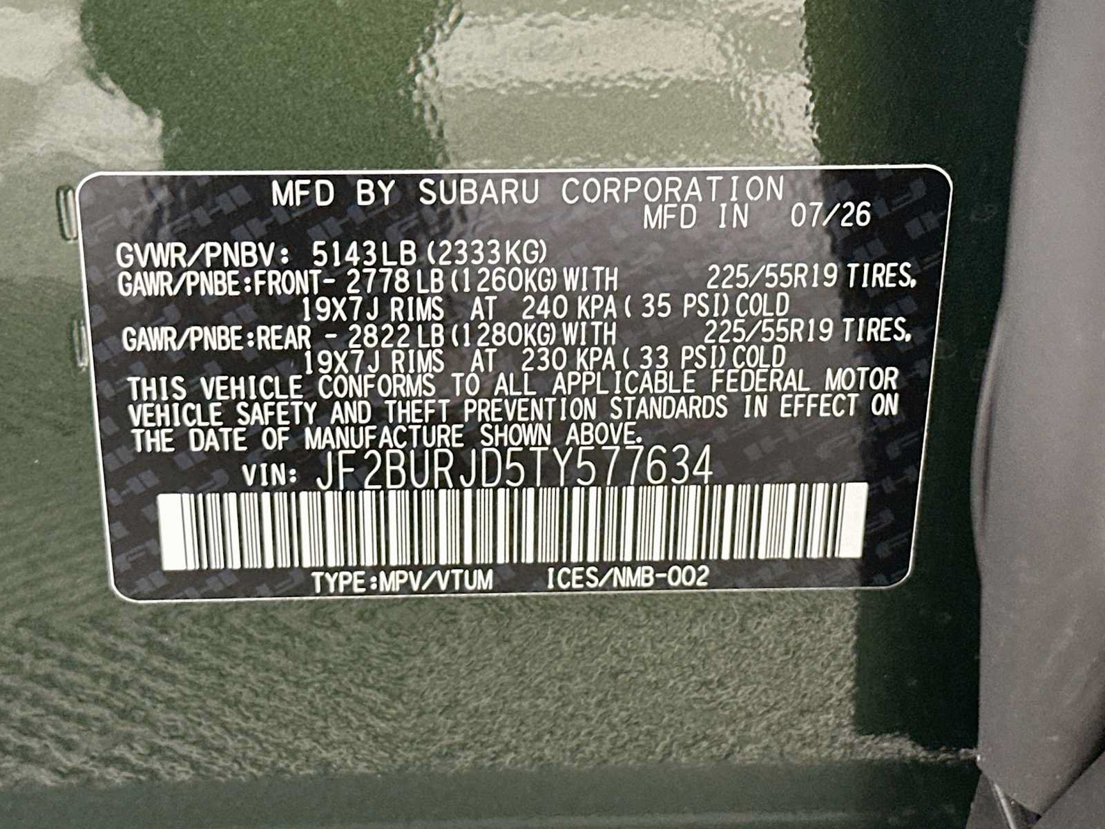 New 2026 Subaru Outback Touring XT AWD/4WD image 31