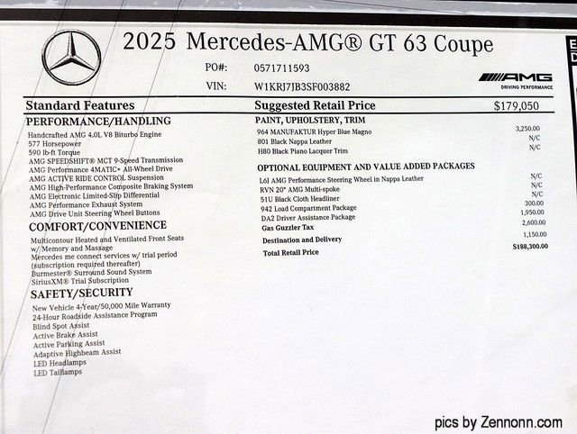 New 2025 Mercedes-Benz AMG GT 63 image 31