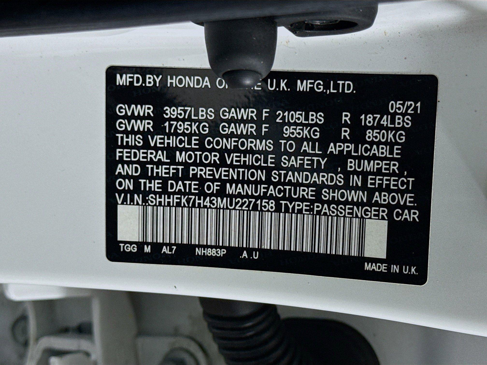 Used 2021 Honda Civic Sport image 40