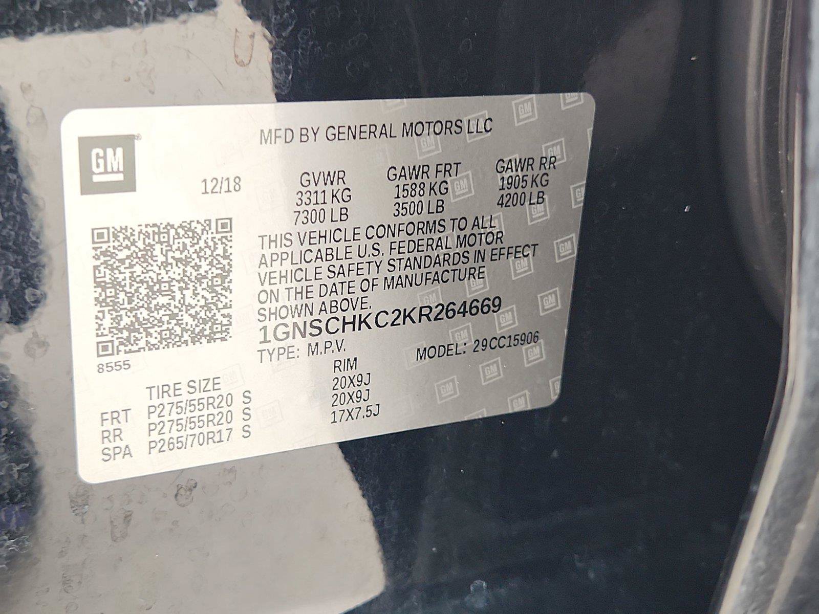 Used 2019 Chevrolet Suburban LT RWD image 35