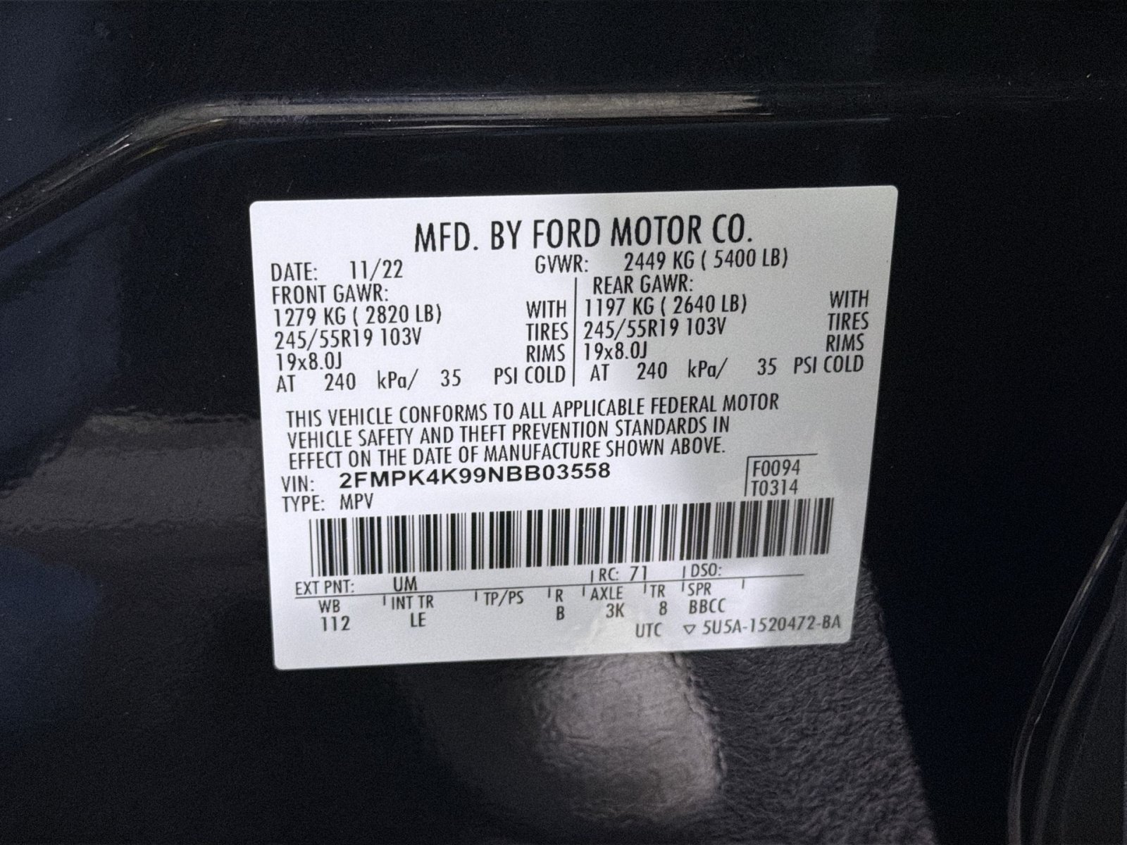 Used 2022 Ford Edge Titanium AWD/4WD image 37