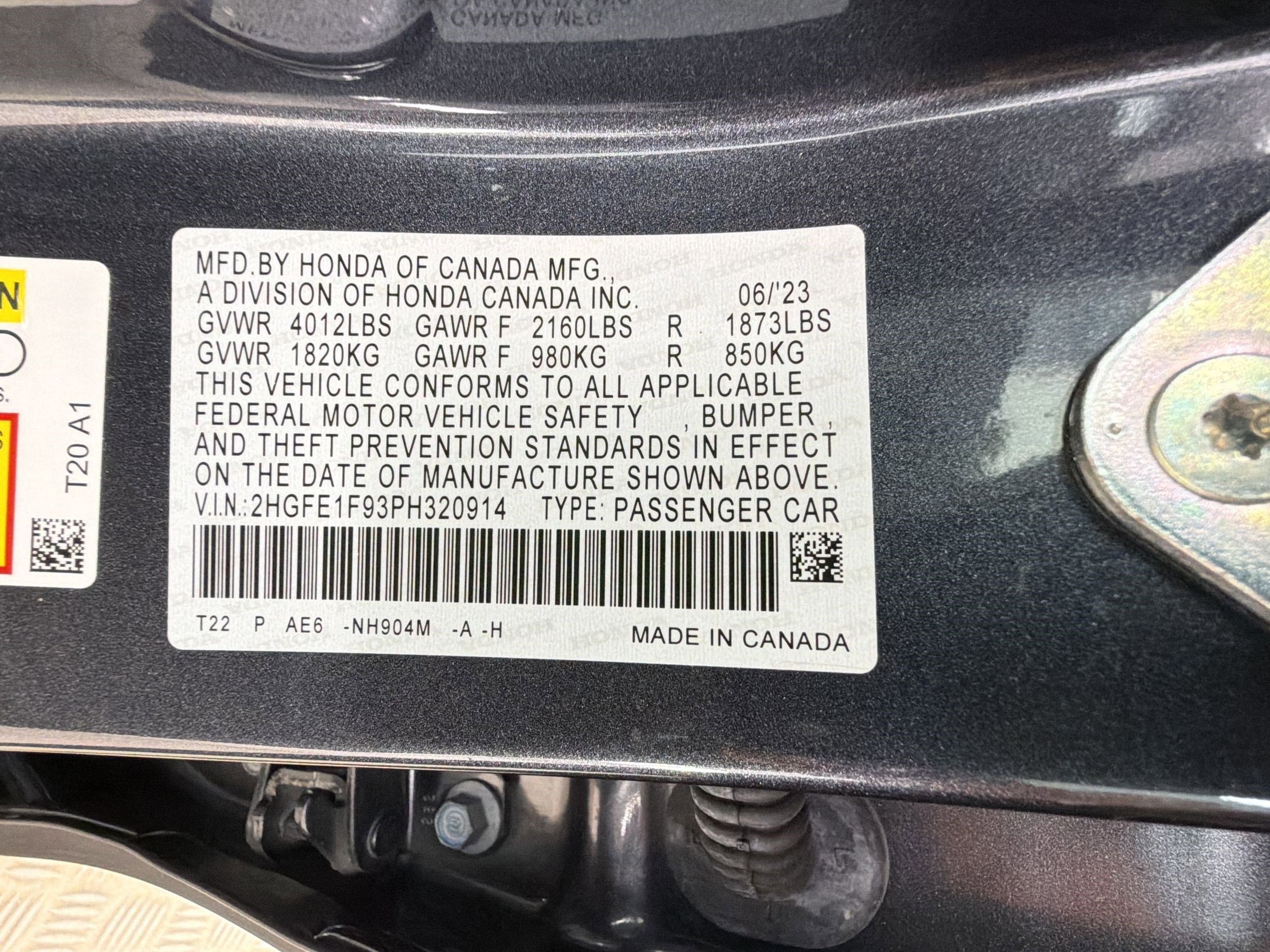 Certified 2023 Honda Civic Touring image 20