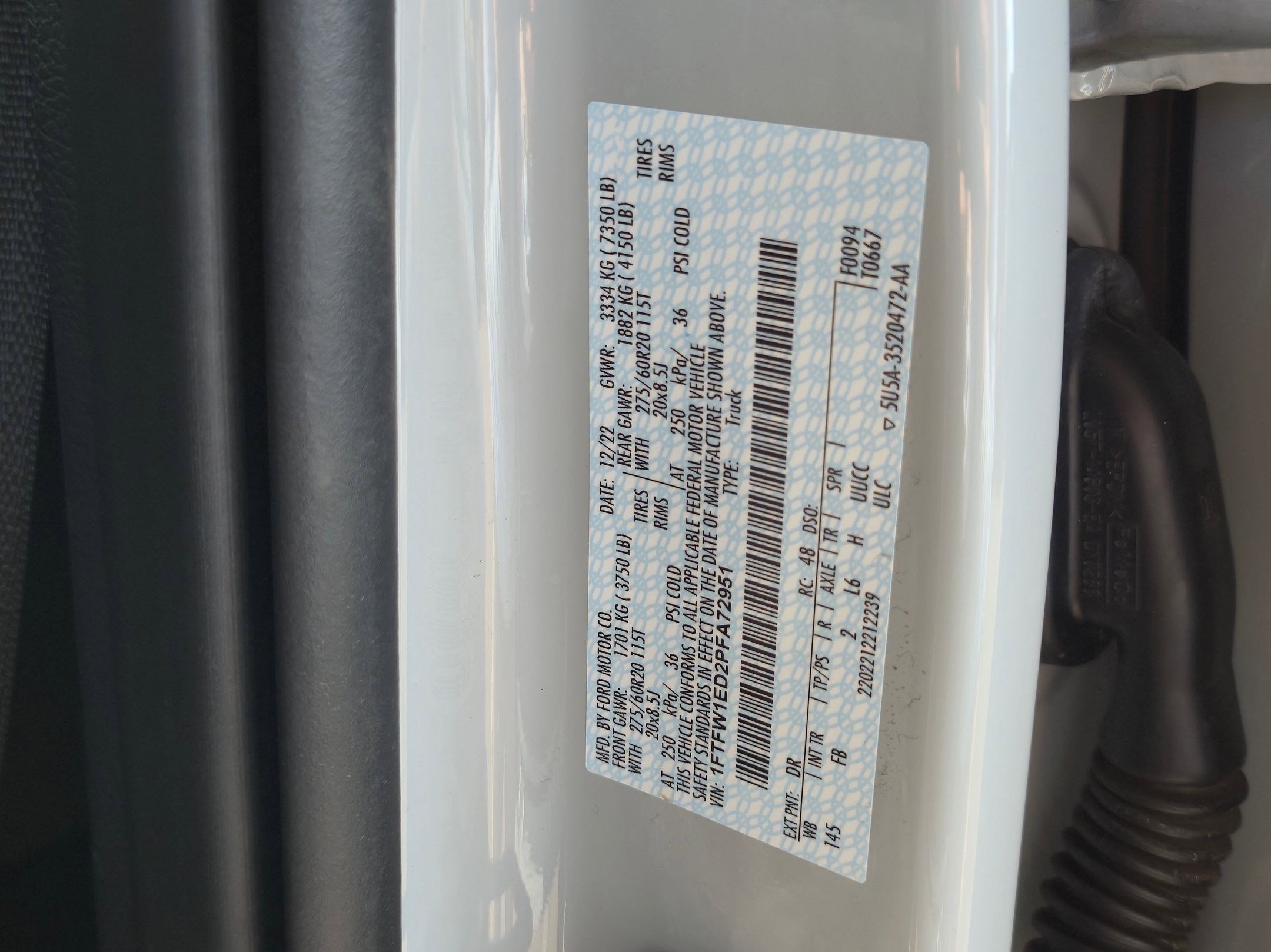 Used 2023 Ford F150 XLT w/ Equipment Group 302A High image 35