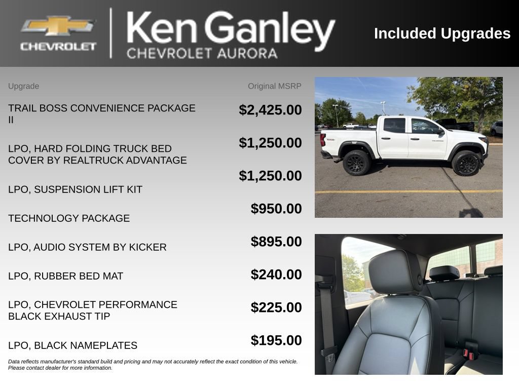 Certified 2025 Chevrolet Colorado Trail Boss AWD/4WD image 6