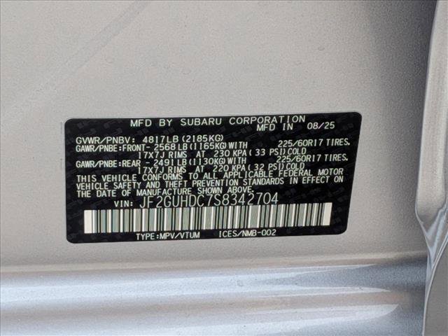 New 2025 Subaru Crosstrek 2.5i Premium image 17