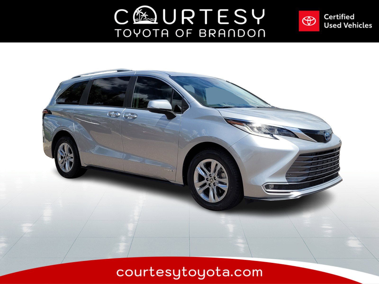 Certified 2021 Toyota Sienna Platinum
