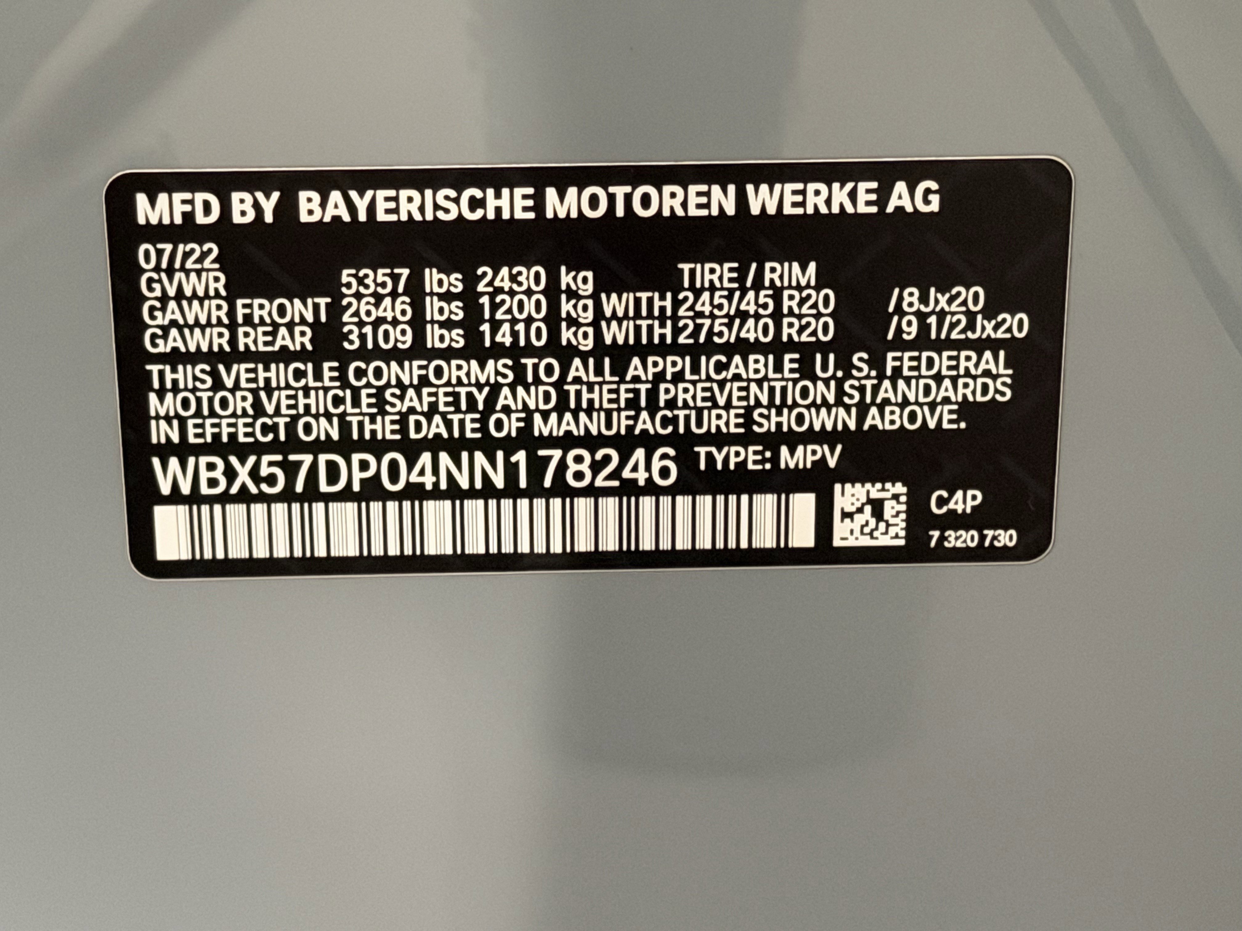 Used 2022 BMW X3 xDrive30i w/ M Sport Package 2 image 25