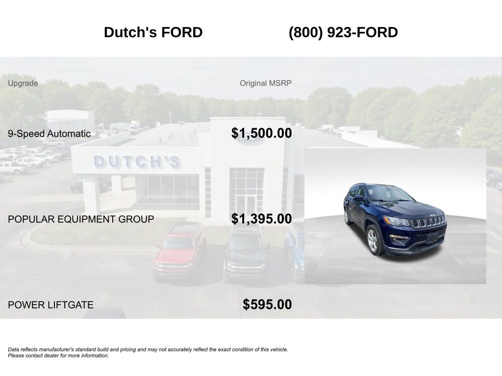 Used 2018 Jeep Compass Latitude w/ Popular Equipment Group image 5