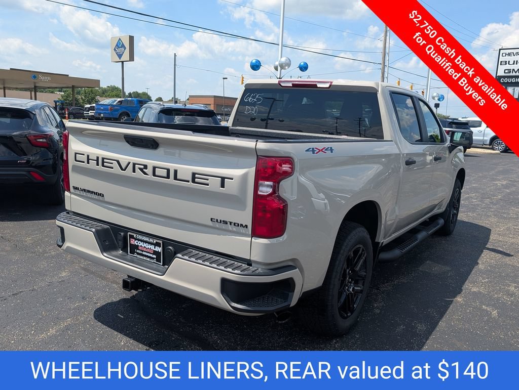 New 2026 Chevrolet Silverado 1500 Custom w/ Turbomax Blackout Package AWD/4WD image 7