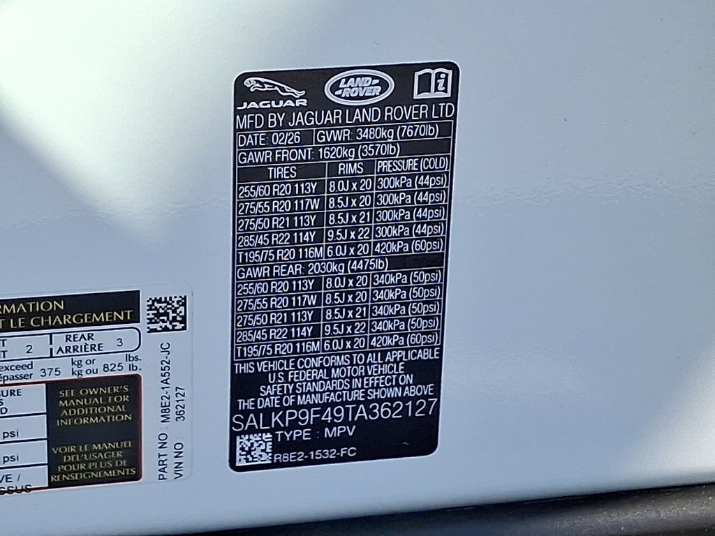 New 2026 Land Rover Range Rover SE AWD/4WD image 17
