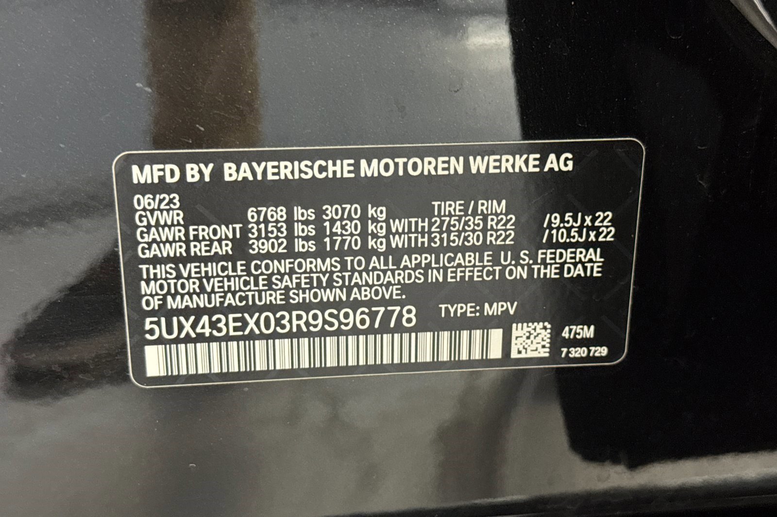 Used 2024 BMW X6 M60i w/ Dynamic Handling Package AWD/4WD image 21