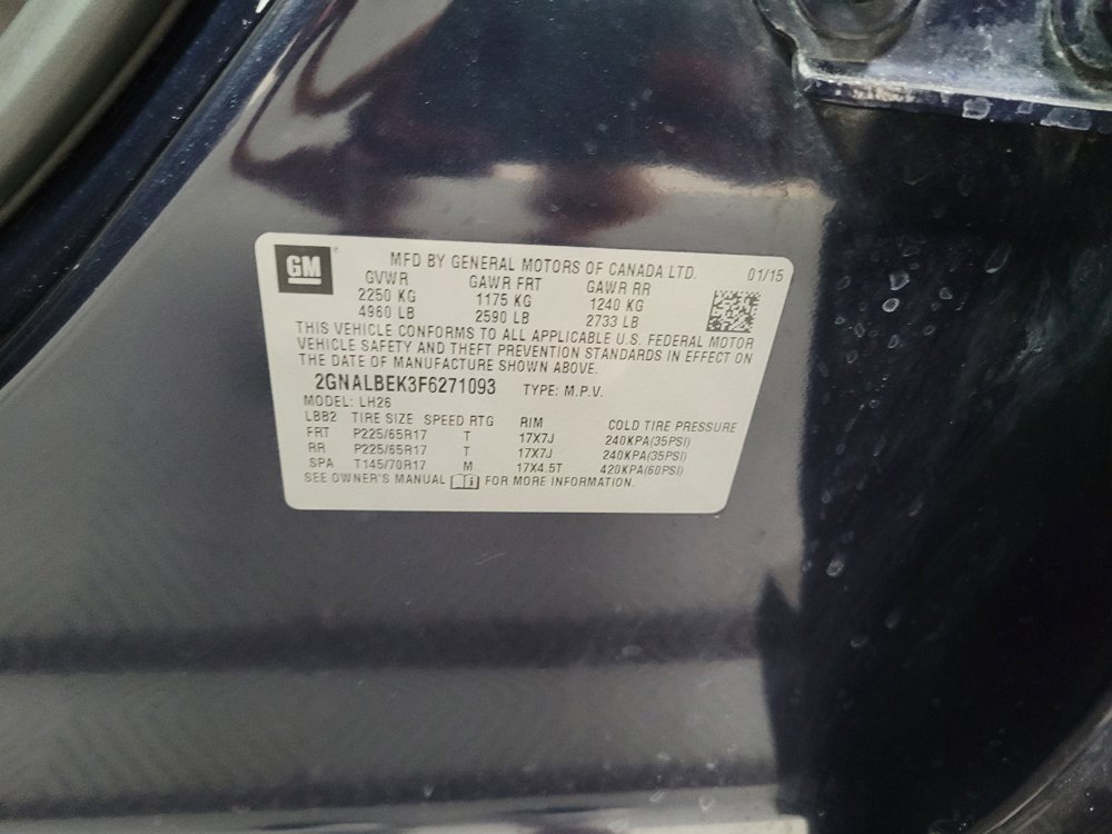Used 2015 Chevrolet Equinox LT w/ Driver Convenience Package FWD image 33
