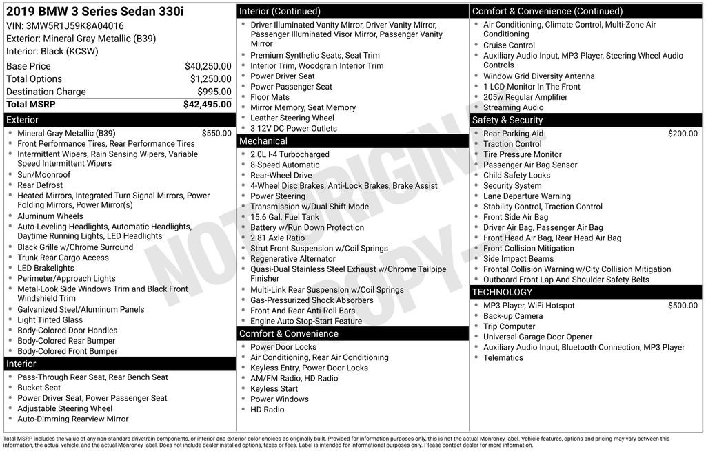 Used 2019 BMW 330i Sedan image 8