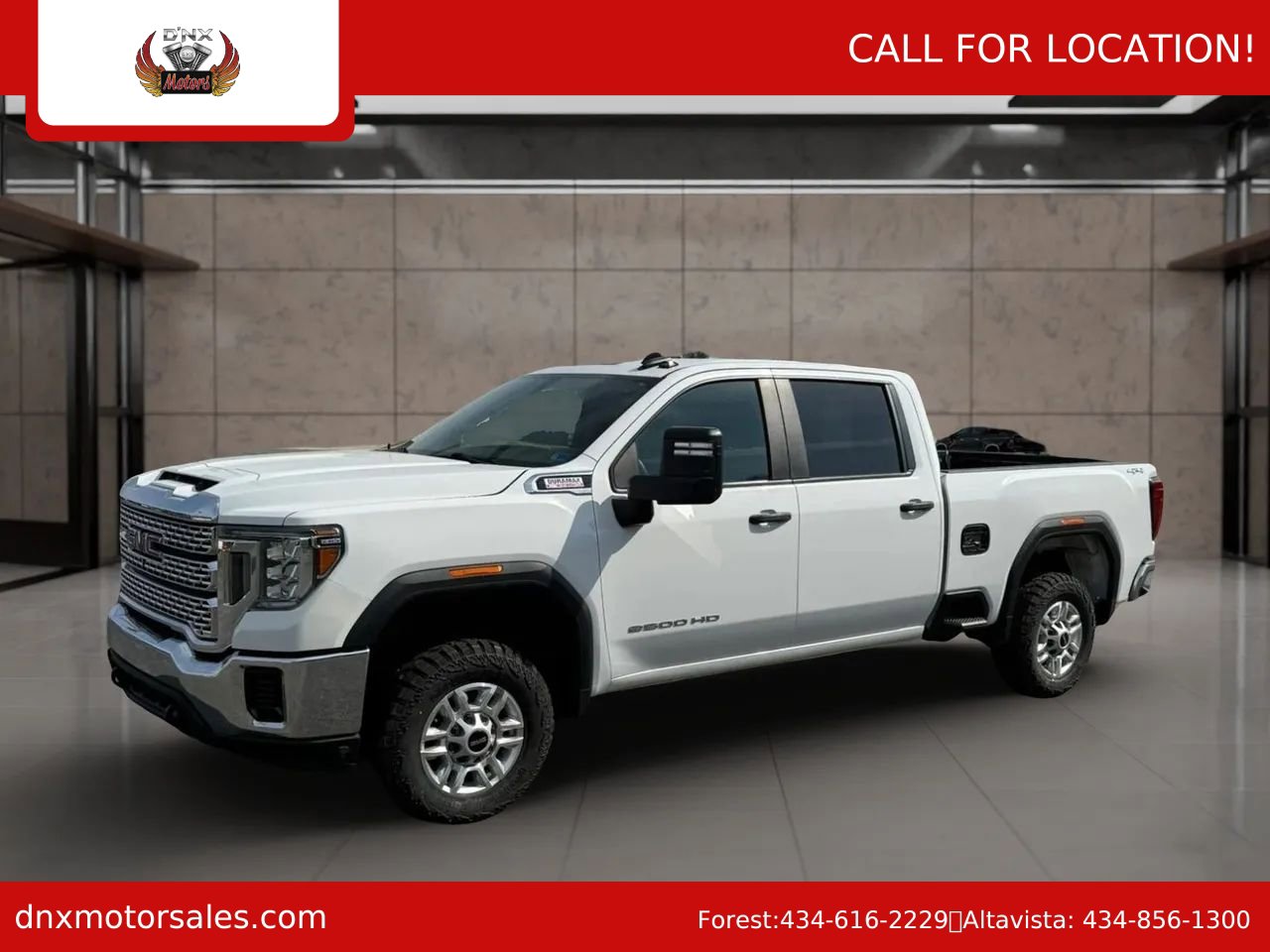 Used 2021 GMC Sierra 2500 4x4 Crew Cab w/ Gooseneck/5TH Wheel Package