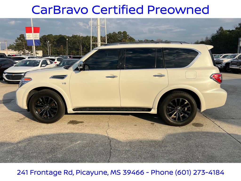 Certified 2019 Nissan Armada Platinum w/ Captain's Chairs Package video 3