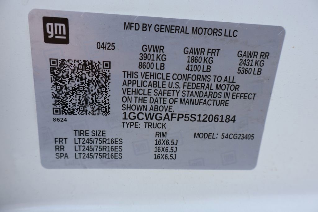 New 2025 Chevrolet Express 2500 w/ Driver Convenience Package image 38