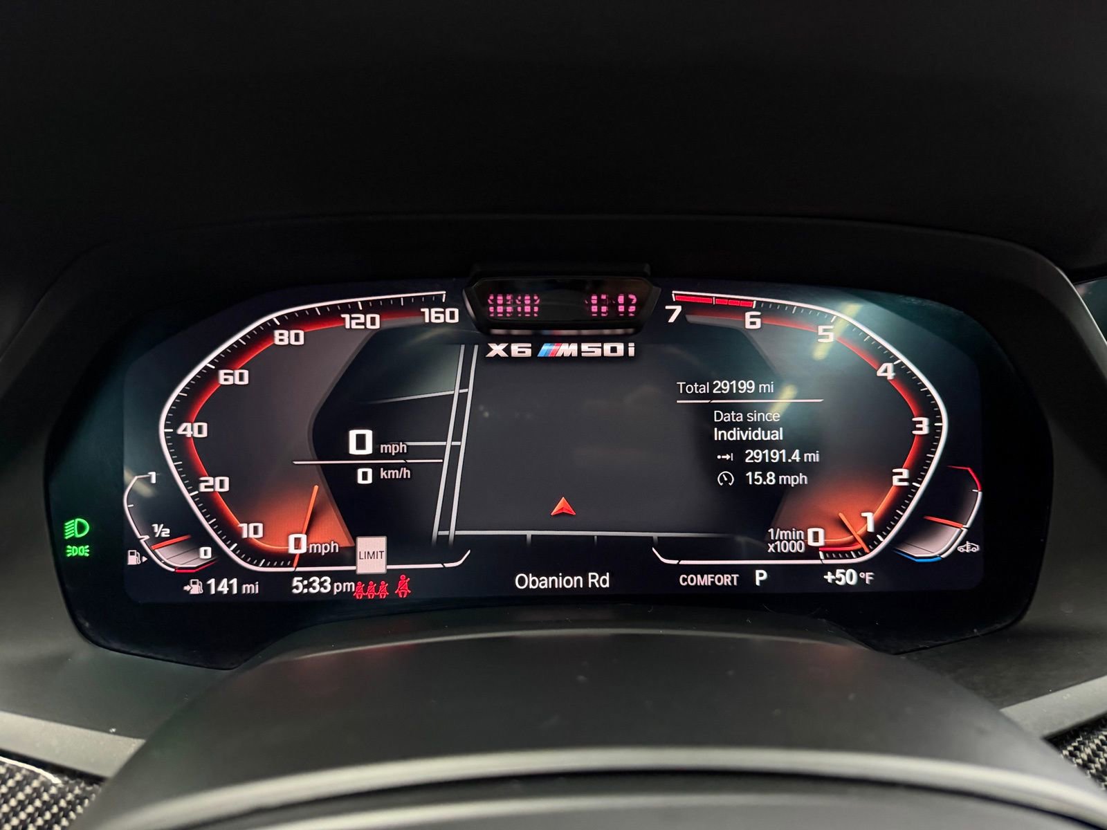 Used 2021 BMW X6 M50i w/ Executive Package image 14