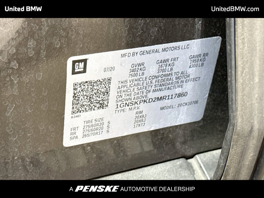 Used 2021 Chevrolet Tahoe Z71 w/ Z71 Signature Package AWD/4WD image 22