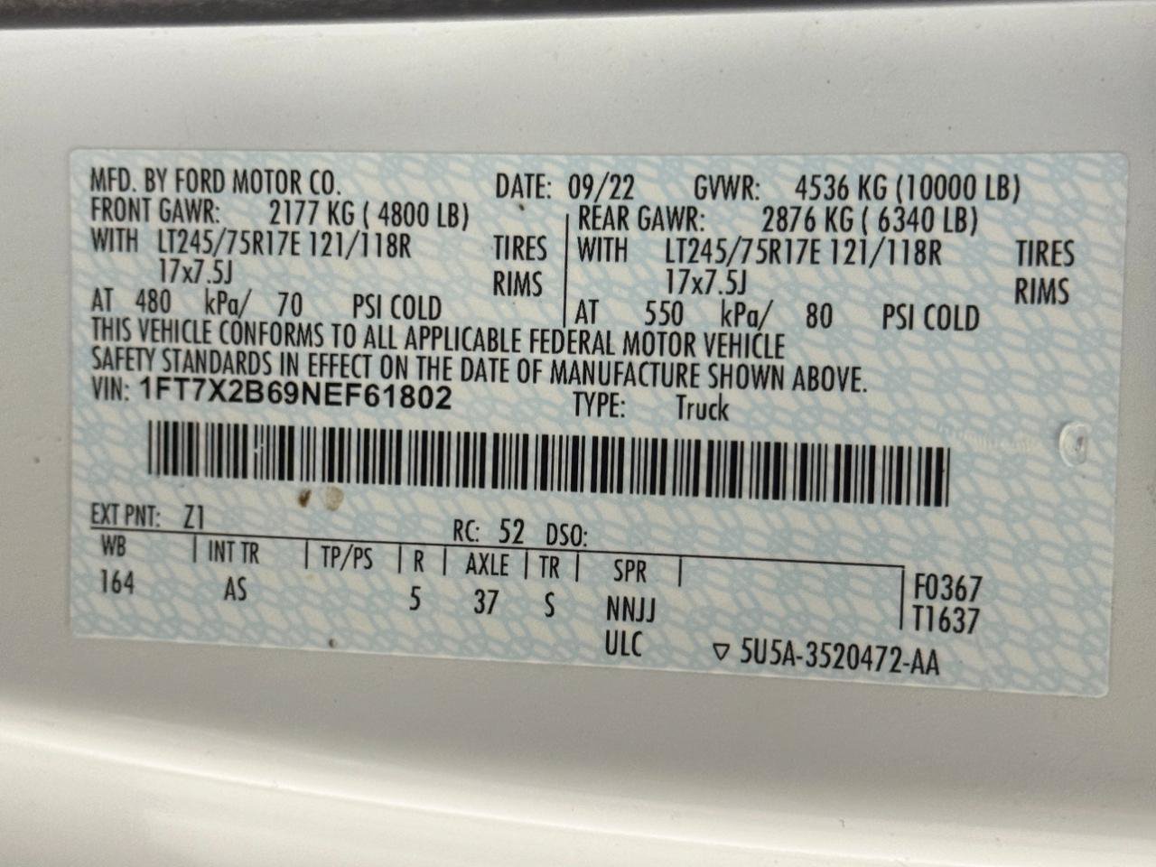 Used 2022 Ford F250 XL w/ Power Equipment Group AWD/4WD image 58
