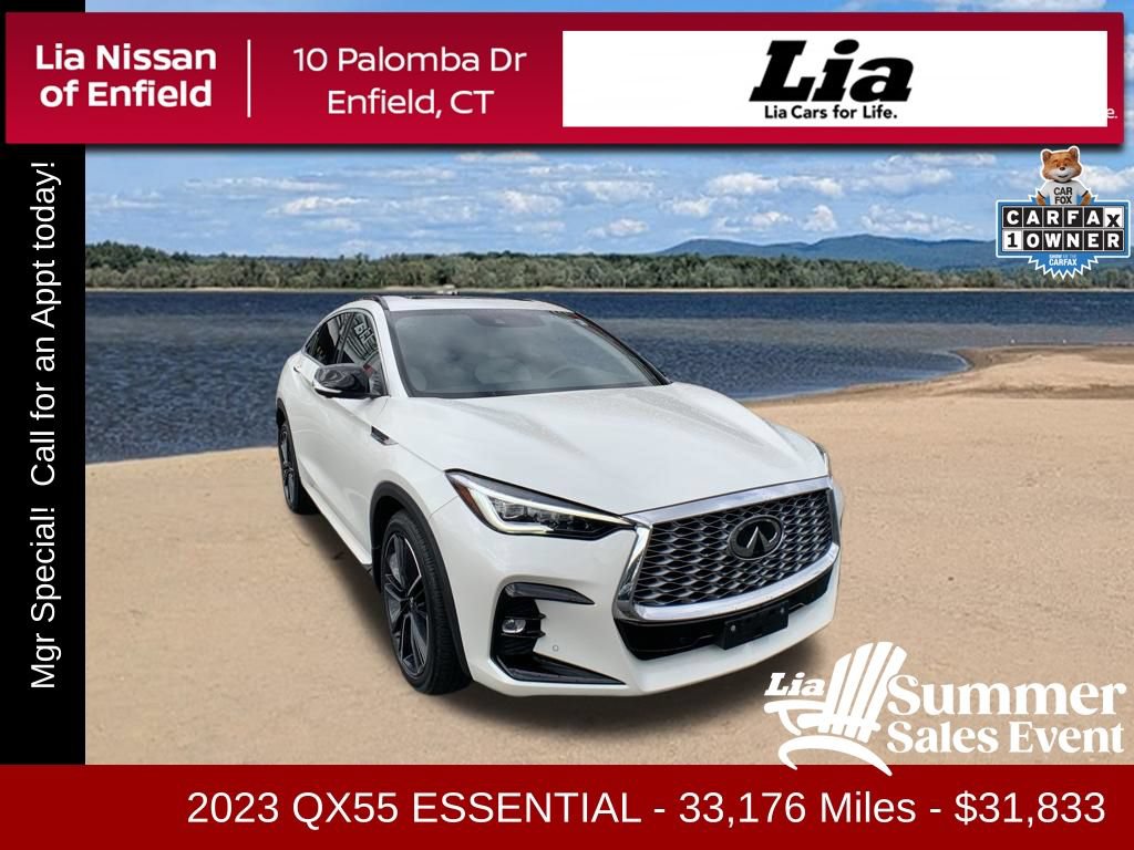Used 2023 INFINITI QX55 Essential AWD/4WD image 1