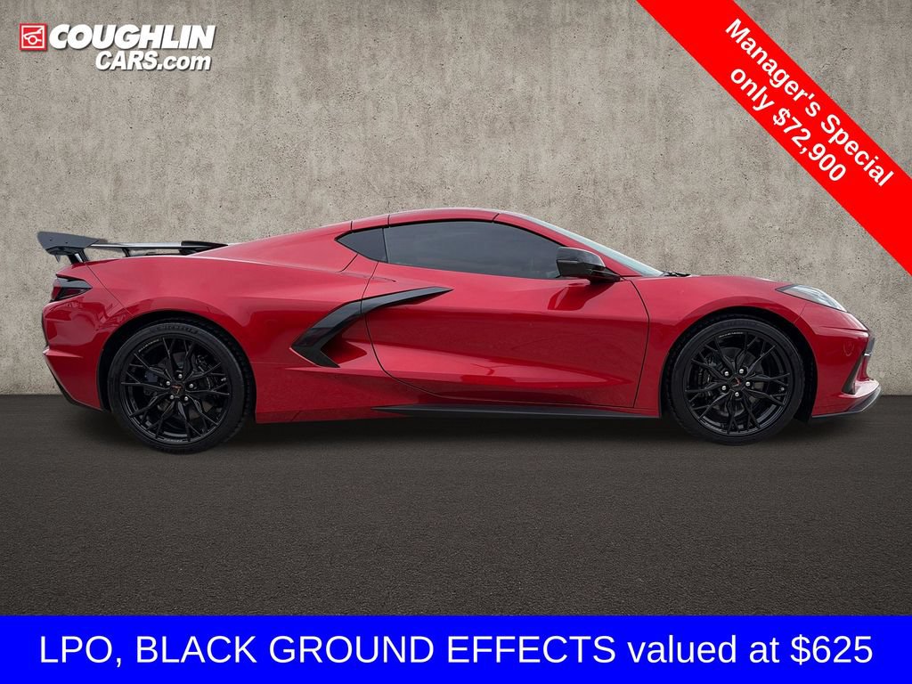 Used 2025 Chevrolet Corvette Stingray Preferred Cpe w/ Stealth Interior Trim Package RWD image 7