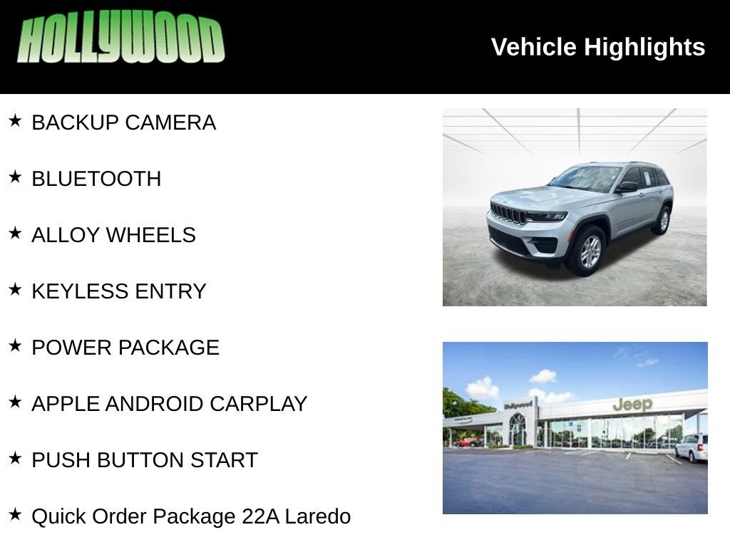 Used 2023 Jeep Grand Cherokee Laredo w/ Luxury Tech Group I image 3