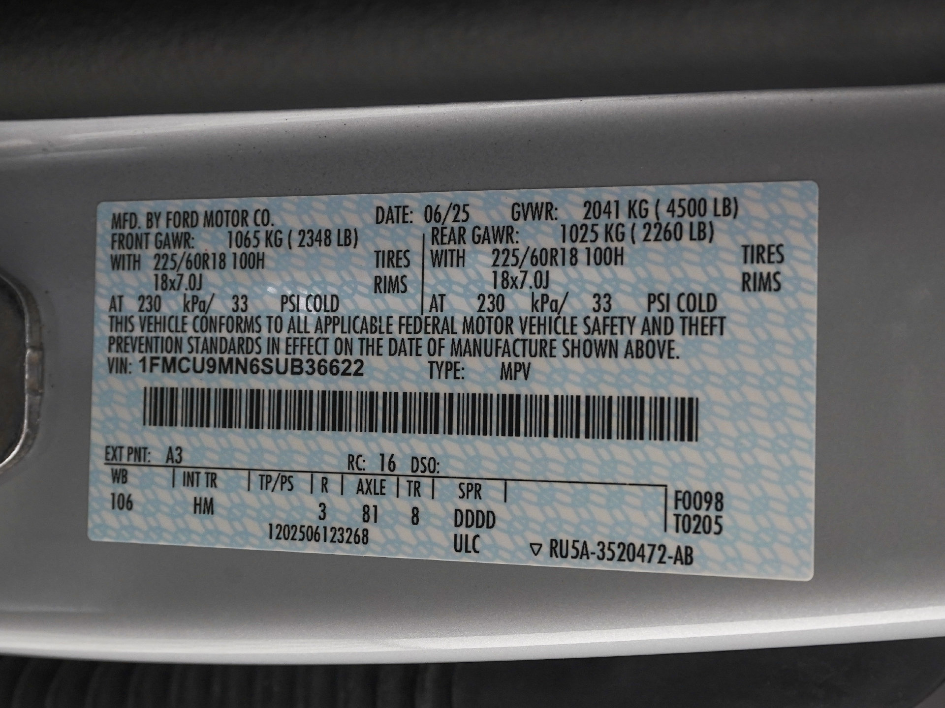 Used 2025 Ford Escape ST-Line AWD/4WD image 31