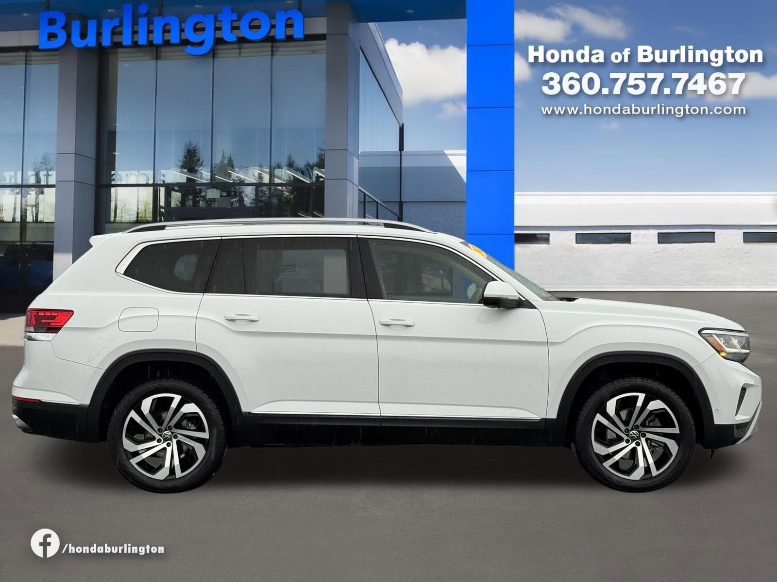 Used 2021 Volkswagen Atlas SEL Premium w/ MDO Package (Bench Seat) AWD/4WD image 7
