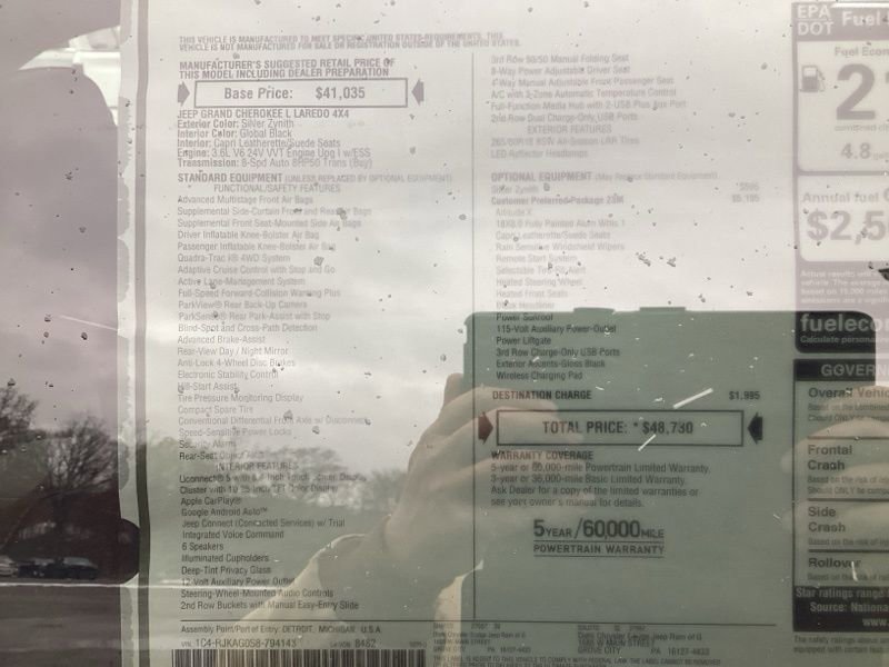 New 2025 Jeep Grand Cherokee L Altitude image 14