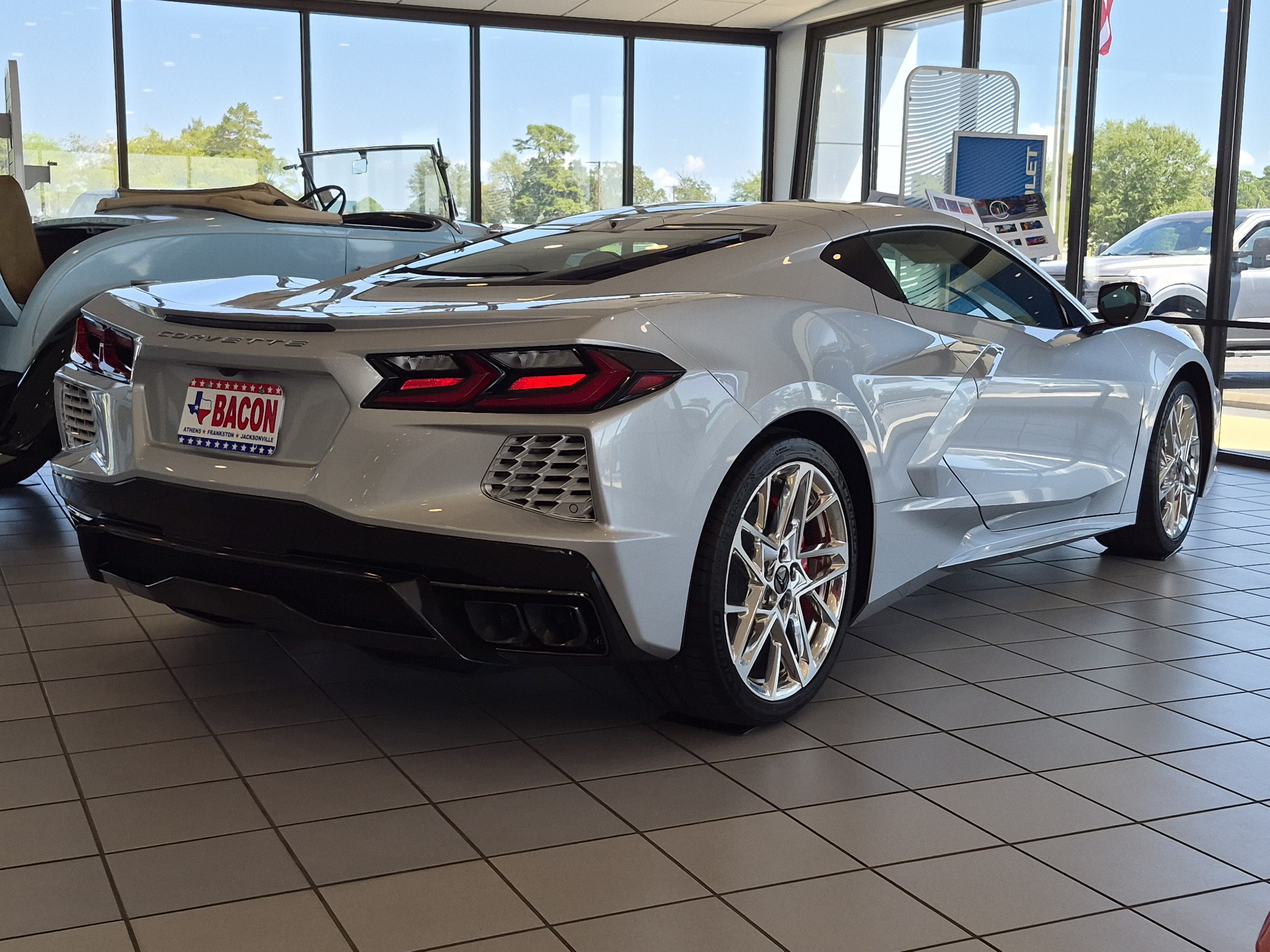 New 2027 Chevrolet Corvette Stingray Coupe w/ Chrome Exterior Badge Package RWD image 3