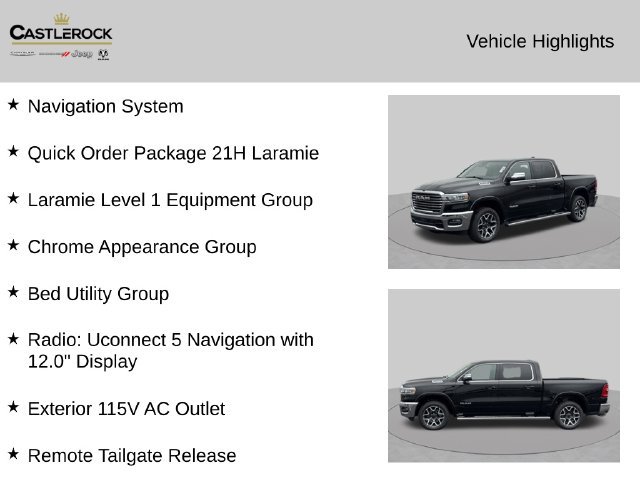 New 2026 RAM 1500 Laramie w/ Chrome Appearance Group AWD/4WD image 2