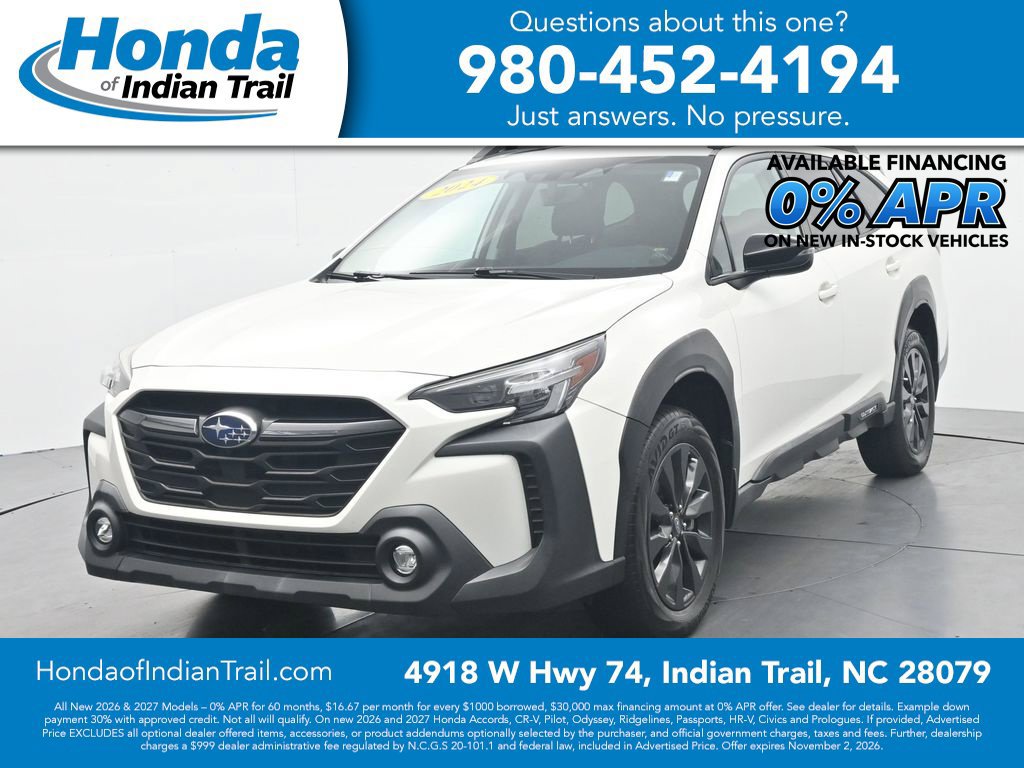 Used 2024 Subaru Outback Onyx Edition XT w/ Popular Package #2