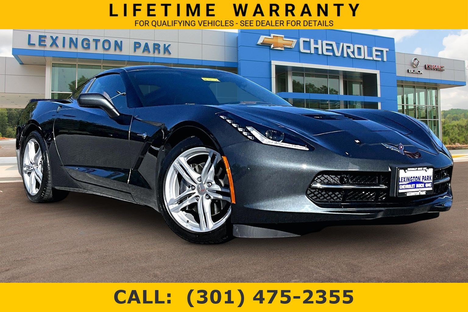 Certified 2017 Chevrolet Corvette Stingray Coupe w/ 3LT Preferred Equipment Group RWD image 1