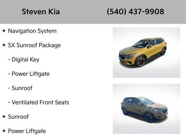 Certified 2024 Kia Seltos SX w/ SX Sunroof Package image 8