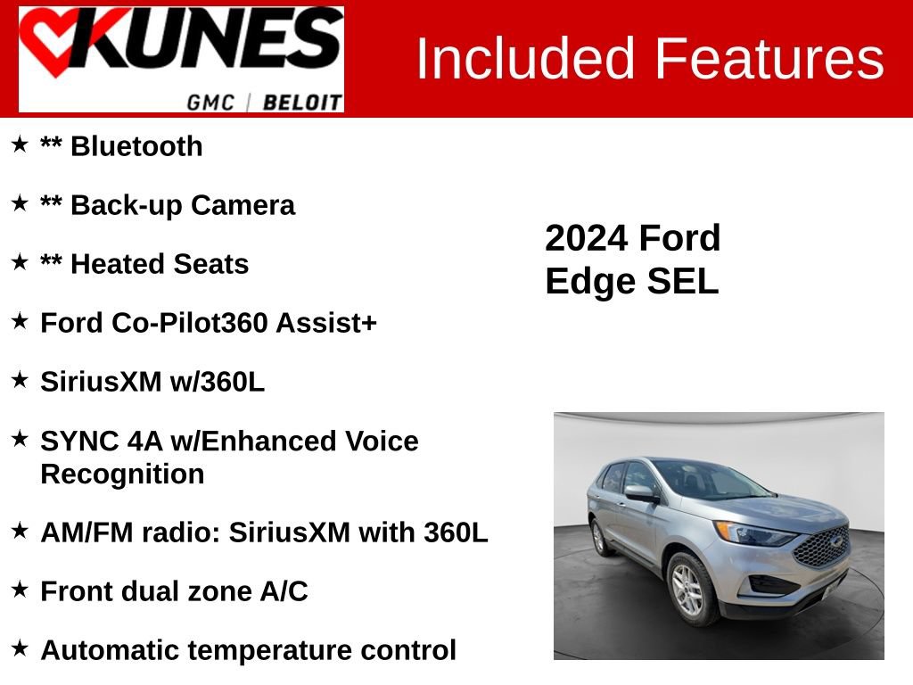 Used 2024 Ford Edge SEL AWD/4WD image 2