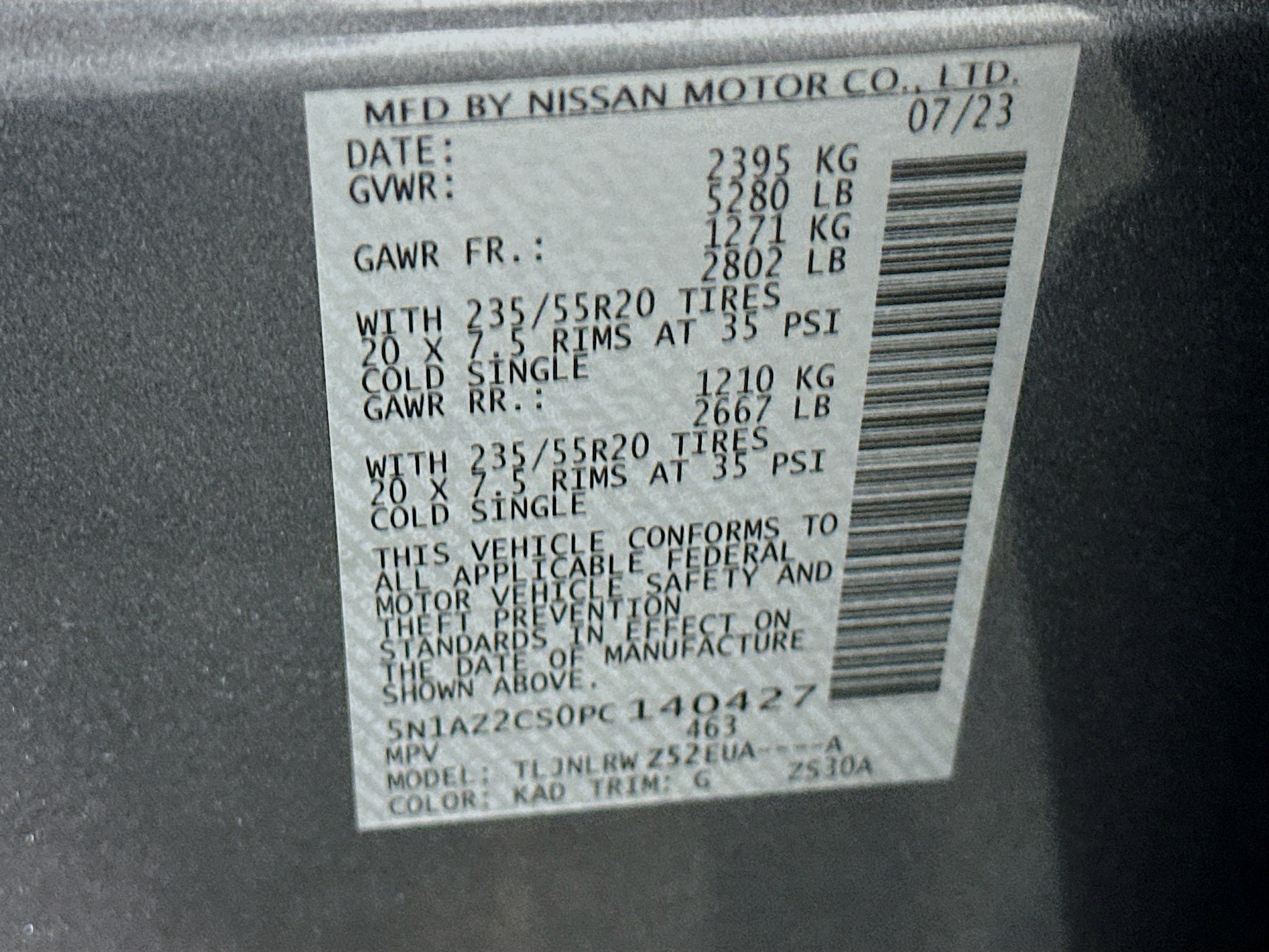 Used 2023 Nissan Murano SL AWD/4WD image 12