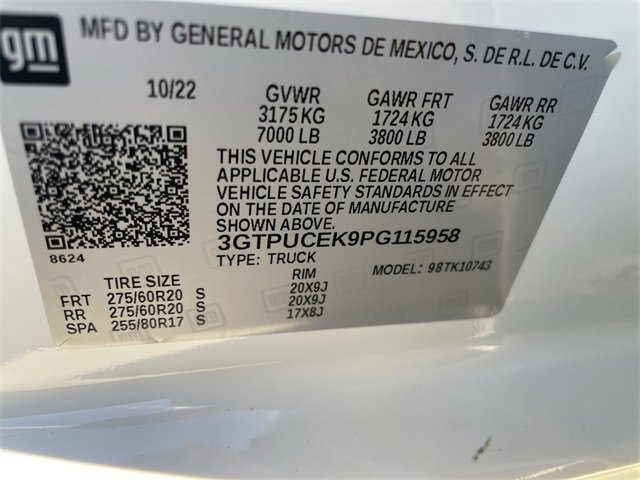Used 2023 GMC Sierra 1500 Elevation image 28