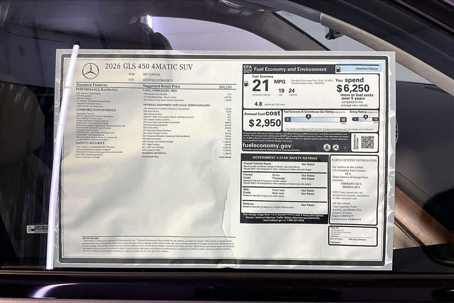 New 2026 Mercedes-Benz GLS 450 4MATIC image 18