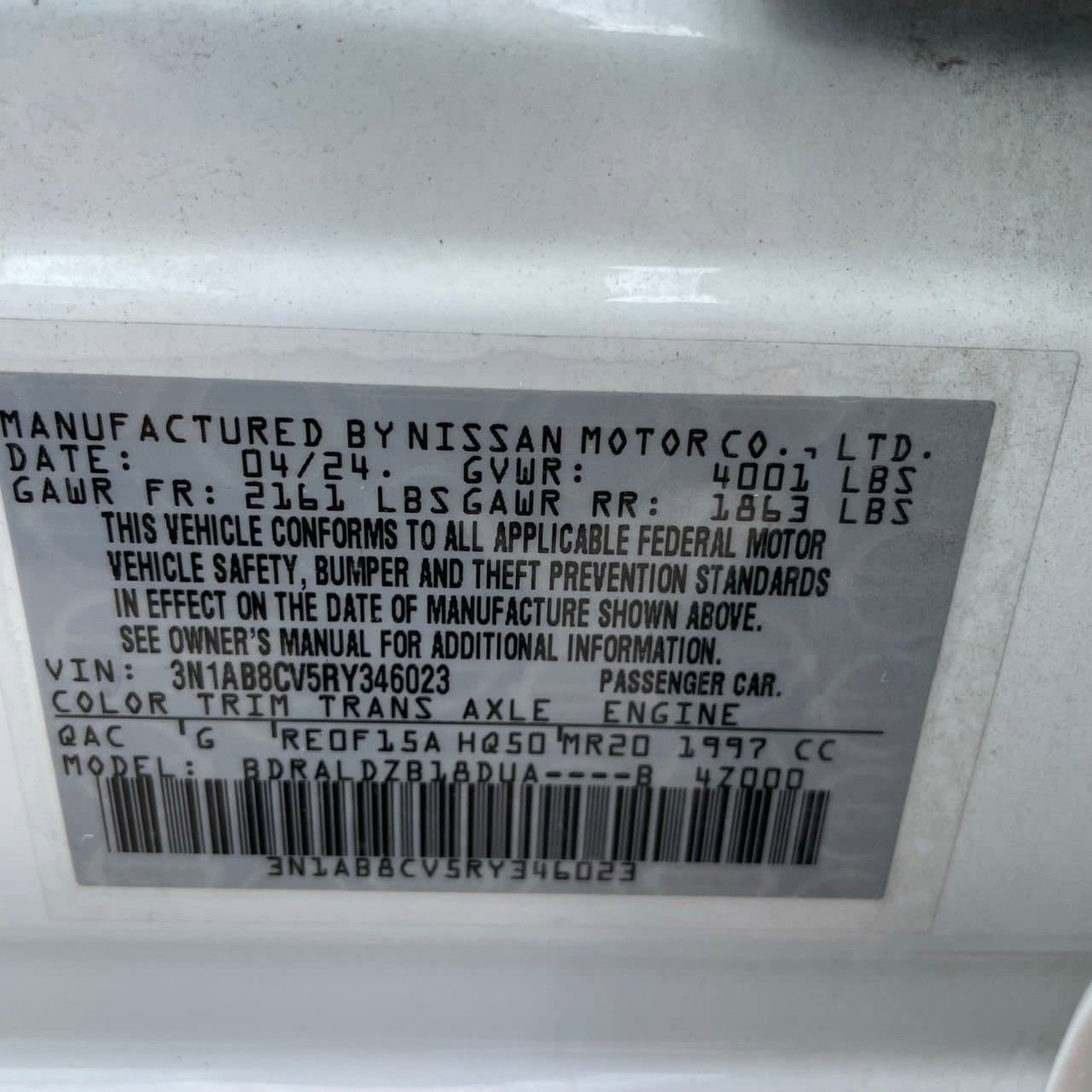 Used 2024 Nissan Sentra SV FWD image 29