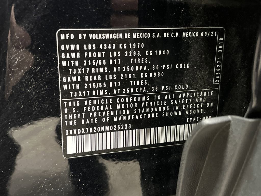 Used 2022 Volkswagen Taos S w/ IQ Drive S Package image 33