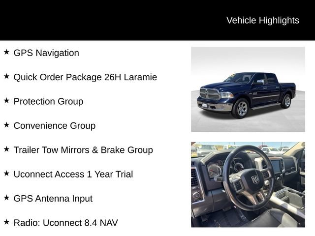 Used 2016 RAM 1500 Laramie w/ Convenience Group AWD/4WD image 8
