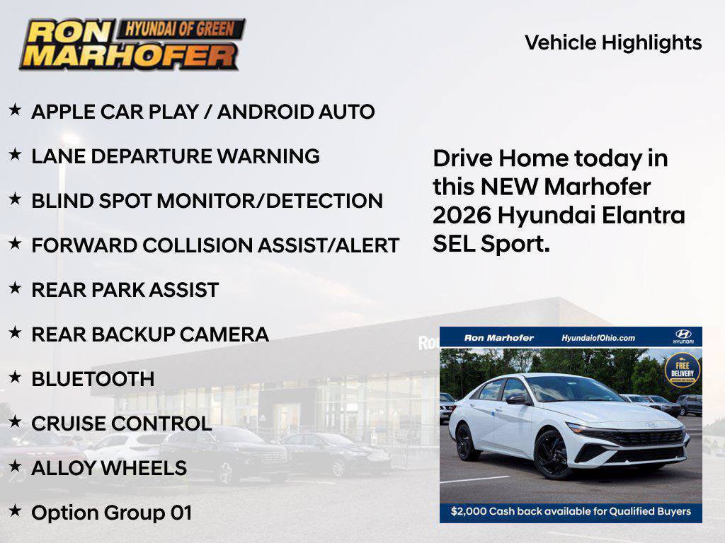 New 2026 Hyundai Elantra Sport FWD image 22